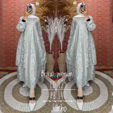 GAMIS BRUKAT MALAYSIA GAMIS PESTA FULL BROKAT PREMIUM TERLARIS STANDART DAN JUMBO BRUKAT CANTIK Ld11