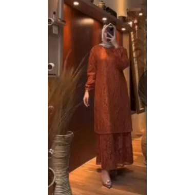 GAMIS BRUKAT MALAYSIA GAMIS PESTA FULL BROKAT PREMIUM TERLARIS STANDART DAN JUMBO BRUKAT CANTIK Ld12