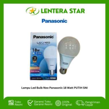Lampu Led Bulb Neo Panasonic 18 Watt PUTIH SNI