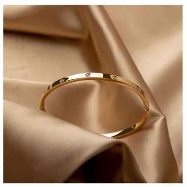 Gelang fashion wanita titanium Premium Import Titanium Anti Karat Anti Hitam Acessories Wanita