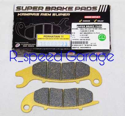 KAMPAS REM CAKRAM BRT GOLD DEPAN NEW MEGAPRO