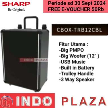 SPEAKER SHARP TROLLEY CBOX-TRB12CBL