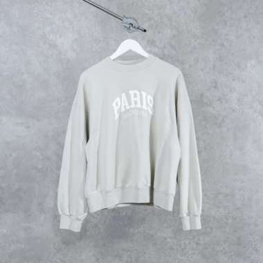 Sweater BALENCIAGA PARIS WHITE SAGE GREEN SWEATSHIRT 100% ORIGINAL Size XXS