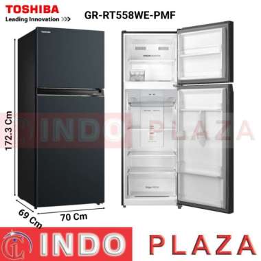KULKAS TOSHIBA 2 PINTU INVERTER PURE BIO GR-RT558WE-PMF
