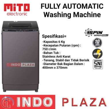 MESIN CUCI MITO 1 Tabung 6 Kg WM-100