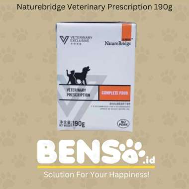 Naturebridge Veterinary Prescription 190g - Makanan Kucing