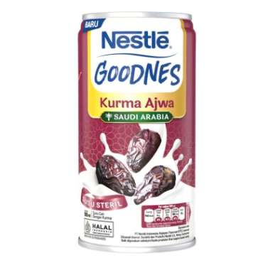 Nestle goodnes susu kurma ajwa saudi / susu kurma rasa habbatussauda 189 m kurma ajwa