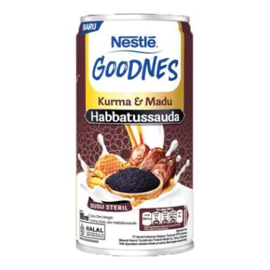 Nestle goodnes susu kurma ajwa saudi / susu kurma rasa habbatussauda 189 m habbatusauda