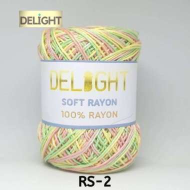 Benang Rajut DELIGHT Soft Rayon Sembur (RS-2)