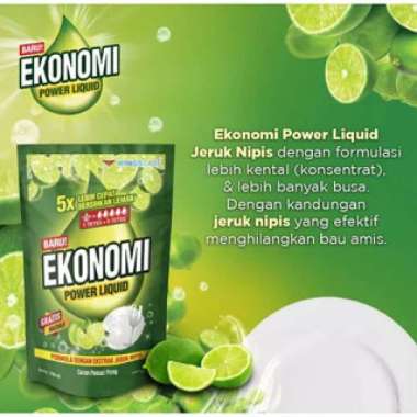 Ekonomi Sabun Cuci Piring 650 ML siwak & jeruk limau