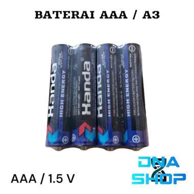 Baterai batere batre AAA A3 battery ukuran kecil murah