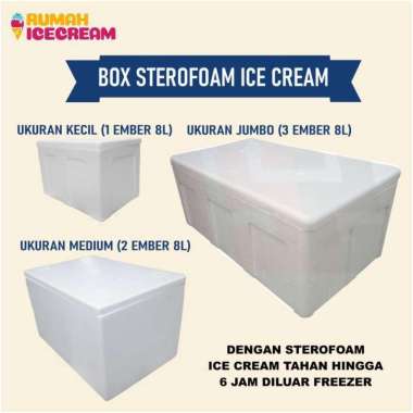 Box Sterofoam Ice Cream Besar