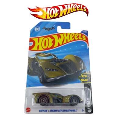 Hot Wheels Batman Arkham Asylum Batmobile Hijau Gold DC