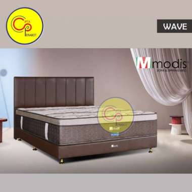 Springbed Kasur Modis Tebal Wave King Size Tempat Tidur - Matras Fullset Custom