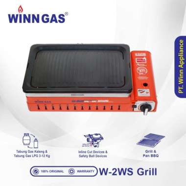 Winn Gas Kompor Portable W2WS Grill