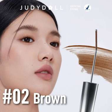 Judydoll Fine Curling Iron Mascara with Remover Brown