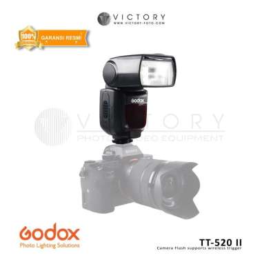 Godox TT-520 II Camera Flash, Universal Flash Camera & Trigger