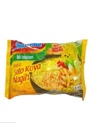 INDOMIE KUAH SOTO KOYA NAGIH 76GR DENGAN KERUPUK UDANG SATUAN