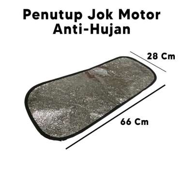 Penutup Jok Sadel Motor Anti Hujan Cover Aluminium Foil