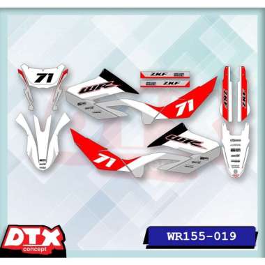 decal wr155 full body decal wr155 decal wr155 supermoto stiker motor wr155 stiker motor keren stiker