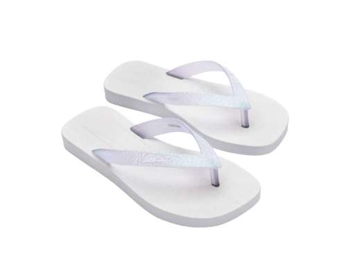 Mini Melissa SS25 Sun Long Beach Ii Inf White/Glitter Clear Sandal Anak Perempuan (36100BG3540) 34
