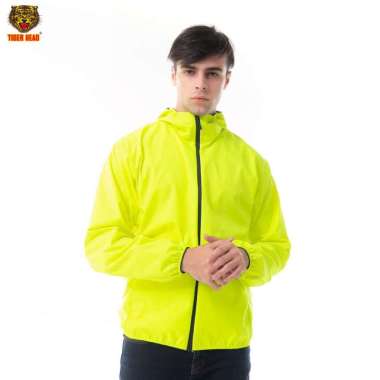 Tiger Head Windbreaker Jaket Lorenzo 70012 S FIT TO M Kuning