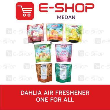 Dahlia Air Freshener One For ALL Pengharum Ruangan Mobil Gantung Teh Keraton Cendana 75G Gram Teh Ke
