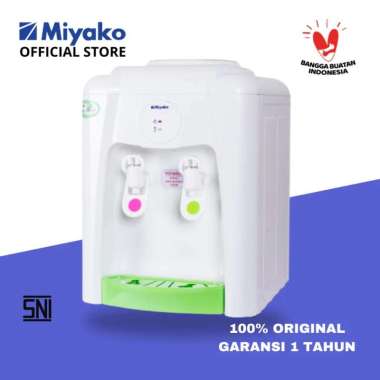Dispenser Miyako WD290PHC - Dispenser Meja Galon atas Putih Hijau - HOT COOL
