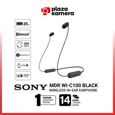 SONY MDR WI-C100 BLACK