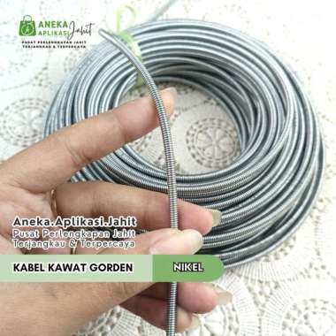 1 METER KABEL KAWAT SPIRAL GORDEN / KABEL PVC GORDYN / KAWAT PER PVC