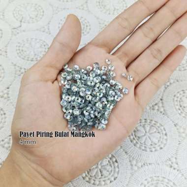 5 GRAM PAYET PIRING ABE MANGKOK 4 MM SILVER