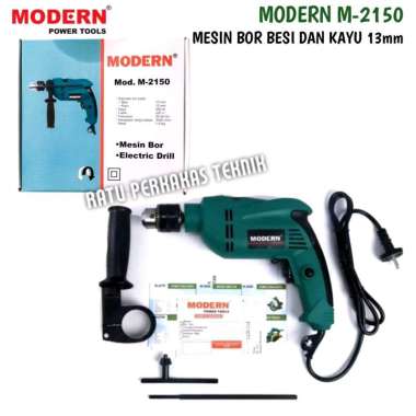 Mesin Bor Beton 13mm Modern M-2150 Original Bor Tembok Besi Kayu 13 mm M2150 Bor Listrik Bolak Balik