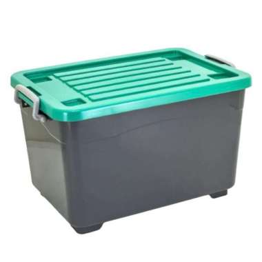 Box Container 50 Liter Atari 9860 by Green Leaf Kontainer Industri Plastik Rak Susun Heavy Duty Teba