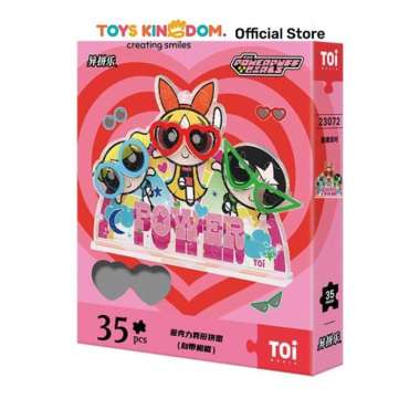 Toys Kingdom Toi The Powerpuff Girls Puzzle Irregular Sunglasses Party Set 35 Pcs 23072 - Mix kids t