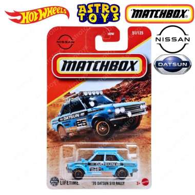 Matchbox Datsun 510 Rally / Diecast Mobil 1:64 Nissan JDM Mainan Hot Wheels Murah Original Langka