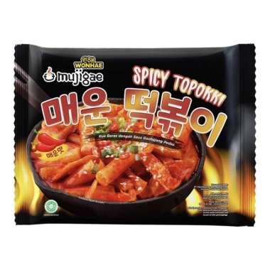 Mujigae Wonhae Topokki 170gr Hitam