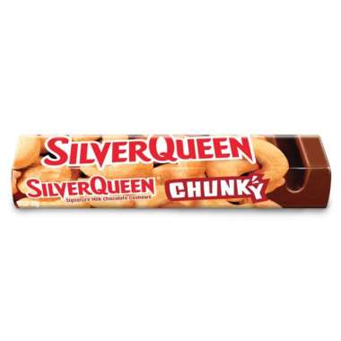 Silverqueen chunky bar chocolate almond / cashew 26 gram cashew