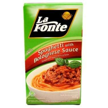 La fonte spaghetti dengan saus ayam / bolognese bolognese