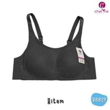 Chelyne BH Kemben B8829 / B868 Bahan Spandex Emboss Full Cup Bra Polos - Big Size Bra 38/44 Cup C - 