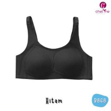 Chelyne BH Kemben B8829 / B868 Bahan Spandex Emboss Full Cup Bra Polos - Big Size Bra 38/44 Cup C -