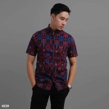 DGM Fashion Kemeja Batik Pria Lengan Pendek Jumbo batik jumbo batik pria jumbo batik Jumbo 030 sngkt
