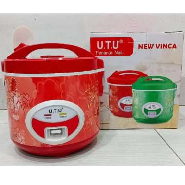 UTU Rice Cooker 1 Liter Violet / Magic Com New Vinca vinca