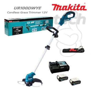 Mesin Potong Rumput Senar Baterai Cordless Grass Trimmer 12V Makita UR100D UR100 DWYE