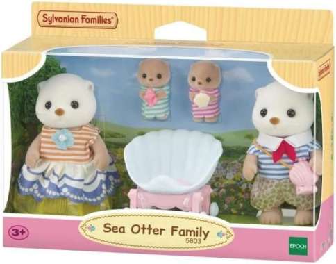Mainan Koleksi Sylvanian Families Sea Otter Family