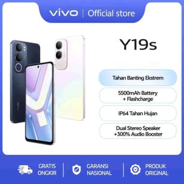 VIVO Y19S 4/64 | 4/128 | 6/128 GARANSI RESMI VIVO 6/128 hitam