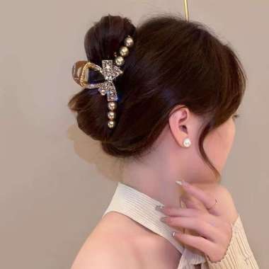 FG Jepit Rambut Wanita Jedai Rambut 11-13CM Jumbo Hair Clip Korea Elegan Import A34 HY-A34 - Pita Go