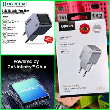Ugreen Nexode Pro 30W 35006 Adaptor Charger PD Fast Charging