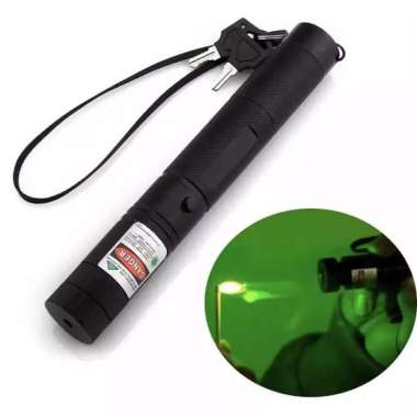 Green Laser Pointer Hijau 303 Senter Laser Presentasi Jarak Jauh Rechargeable