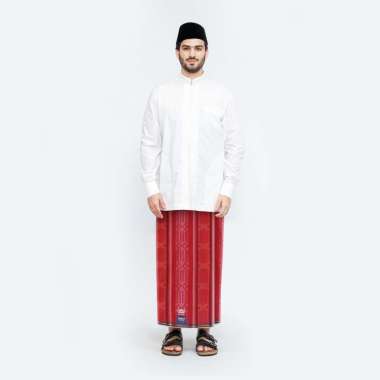 Sarung BHS Classic Gold Motif C44 DKB Merah