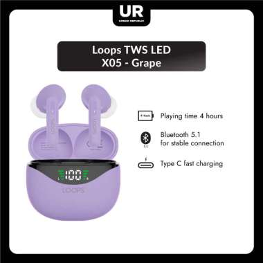 Loops TWS LED X05 - Grape
